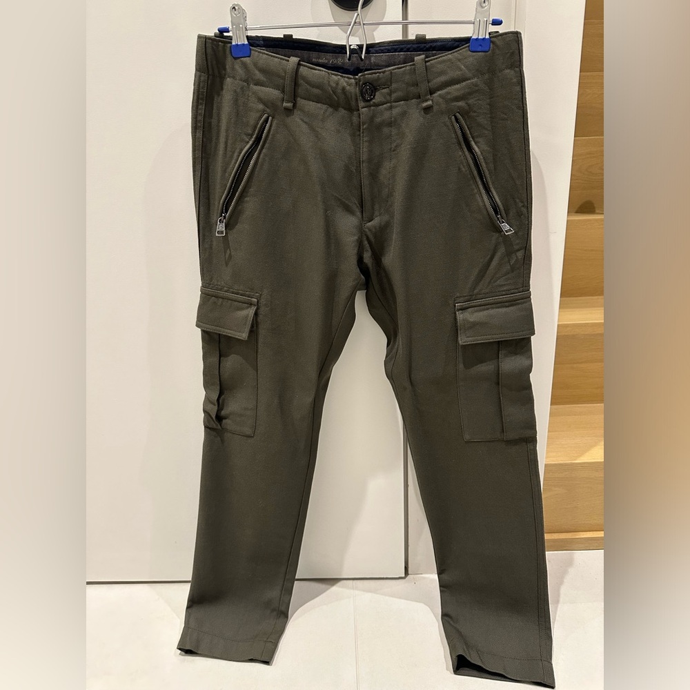 Moncler pants size 46 army green